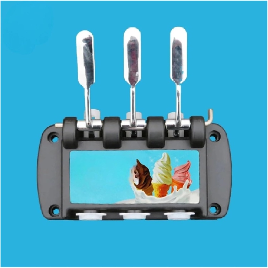 1 Full Set Front Panel Block Replacement Parts Soft Ice Cream Makers Accessories Face Plate ，Compatible for MQL Compatible for GUANGSHEN MK Machines