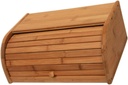 Zerodeko 1pc Bamboo Bread Box Capacity Storage Container for Kitchen and Home Organizer for Snacks and Food for Bakeries and Shops