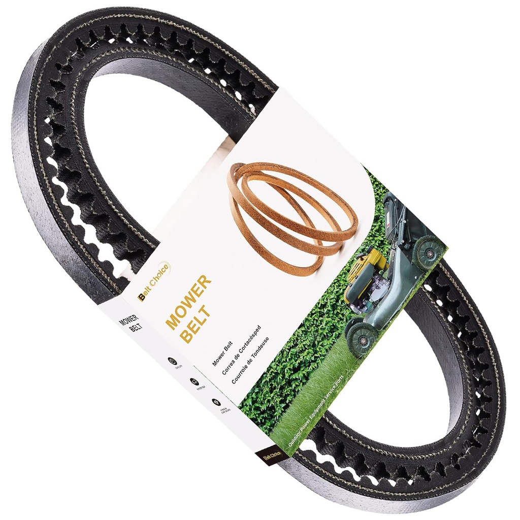 607400 Pump Drive Belt, Kevlar Cord Reinforced, Replaces OEM 603907, Compatible with Hustler Raptor SD (52/54/60), Raptor SDX, Raptor Limited, 1/2" x 50.75"