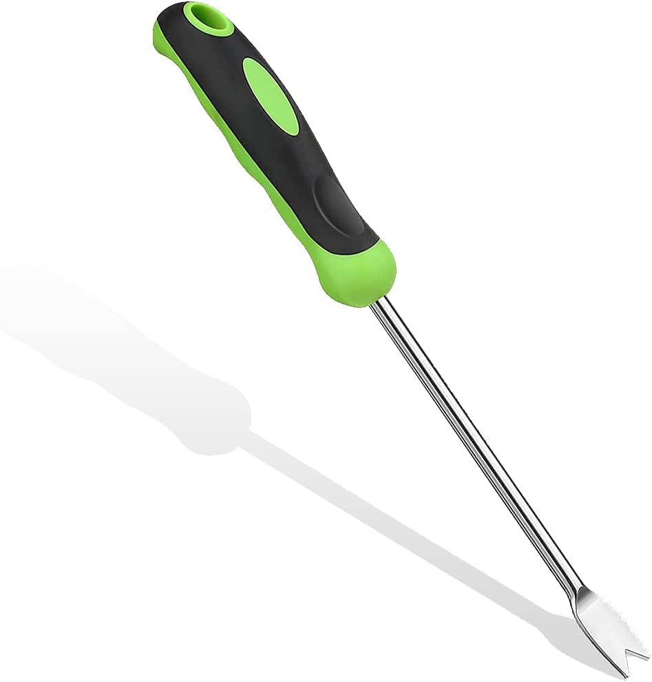 1 Pcs Hand Weeder Tool Stainless Steel Garden Weeding Tool,Hand Weeder Garden Weeding Removal Weed Puller Tool for Garden Lawn