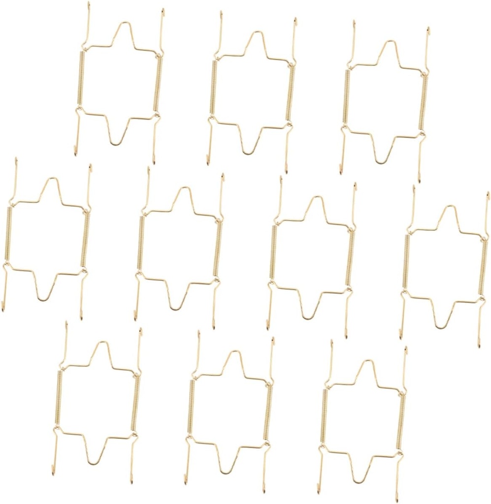 10pcs Decorative Plate Wall Hangers Invisible Plate Holders for Displaying Hooks for Wall Decoration for Home and Special Occasions