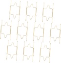 10pcs Decorative Plate Wall Hangers Invisible Plate Holders for Displaying Hooks for Wall Decoration for Home and Special Occasions