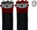Garage Door Torsion Springs (225 x 1.75 x 27) | 1" ID Steel Bearing | Left and Right Hand Wound Replacement (Pair)