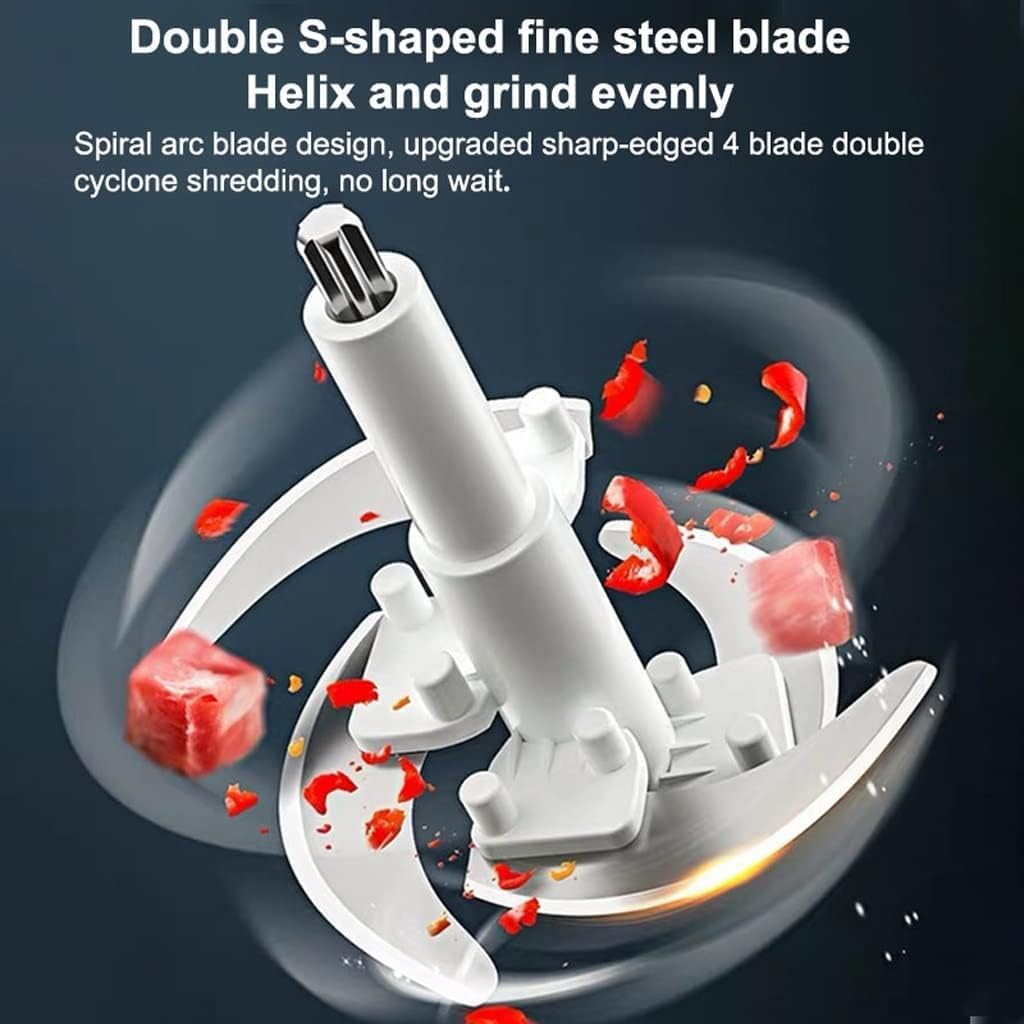 Electric Meat Grinder Food Sheredder, 2 Speeds 400W Stainless steel 3L Capacity Electric Chopper Meat Grinder Mincer Food Processor Slicer 220V Food Sheredder,