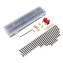 3 in 1 Woodworking Modular Ruler, Modular Bar Gauge System Aluminum Alloy Woodworking Scriber Circular Drawing Tool for Inside Outside Angle Measurement