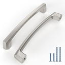 10 Pack 6 Inch(152mm) Kitchen Cabinet Handles Brushed Satin Nickel Cabinet Pulls Kitchen Cabinet Hardware Drawer Pulls for Dresser Cupboard Wardrobe