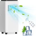 Portable Air Conditioner - 8000BTU Portable AC for Room Up to 350 Sq. Ft., Remote Control, 24H Timer, 3 in-1 Air Conditioner with Cool, Fan and Dehumidifier, US Standard 2025 Model