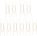 Gadpiparty 10pcs Wall Wire Plate Hangers Spring Plate Holders for Vertical Display Safe and Easy Installation for Decorative Compatible with Home and Gallery Use