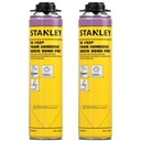 Stanley Quick Bond Adhesive Foam - 2x24oz, Reliable Bond Adhesive for Various Materials, Strong bonding, No Mixing, Gun Use, Gun NOT Included | 2 Pack