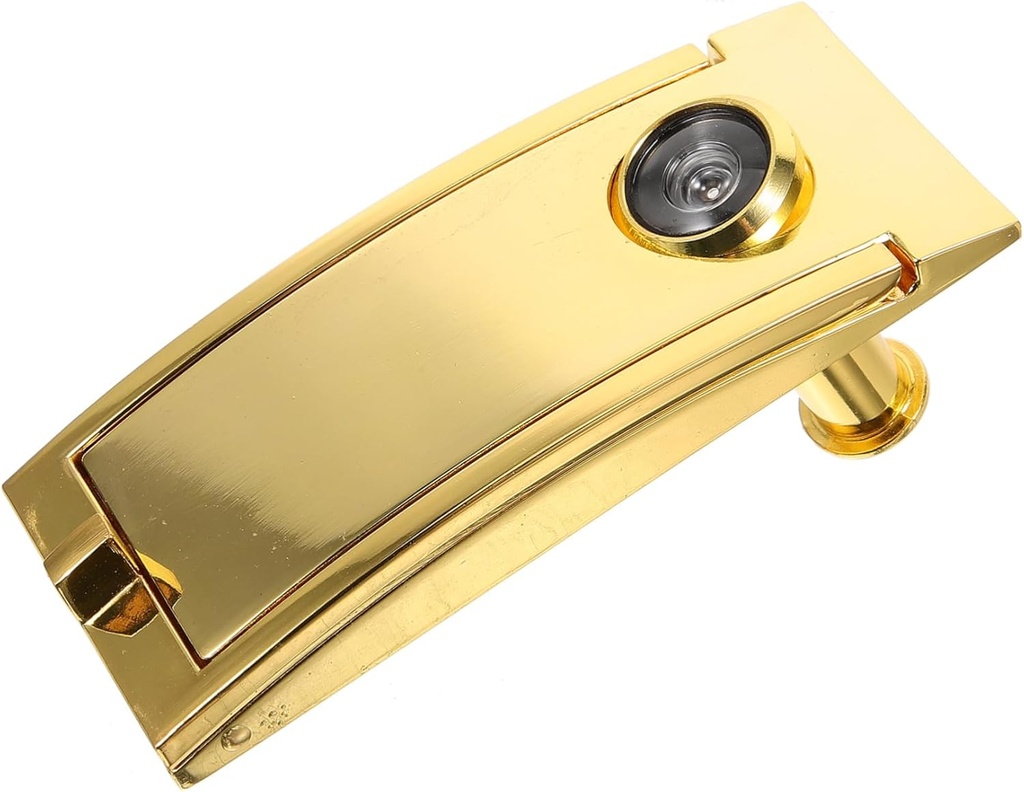 Sturdy Zinc Alloy Door Knocker Front Door Security Knocker Peephole for Home Safety