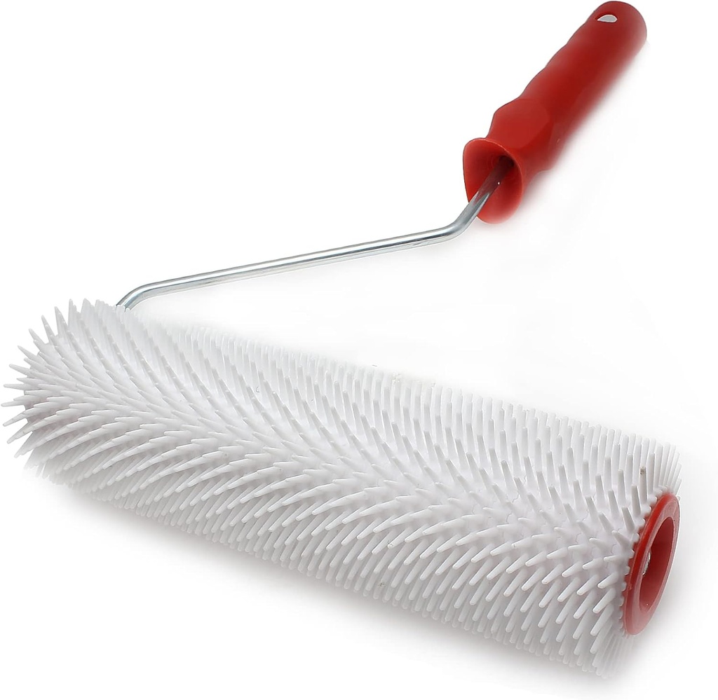 9''/230mm Spike Roller, Latex Floor Self Compound Roller Leveling Screed Spiked Roller Paint Brush Roller