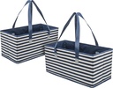 PLANET E Reusable Grocery Bags Trunk Size Extra Large Boxes with Reinforced Bottoms (Pack of 2)