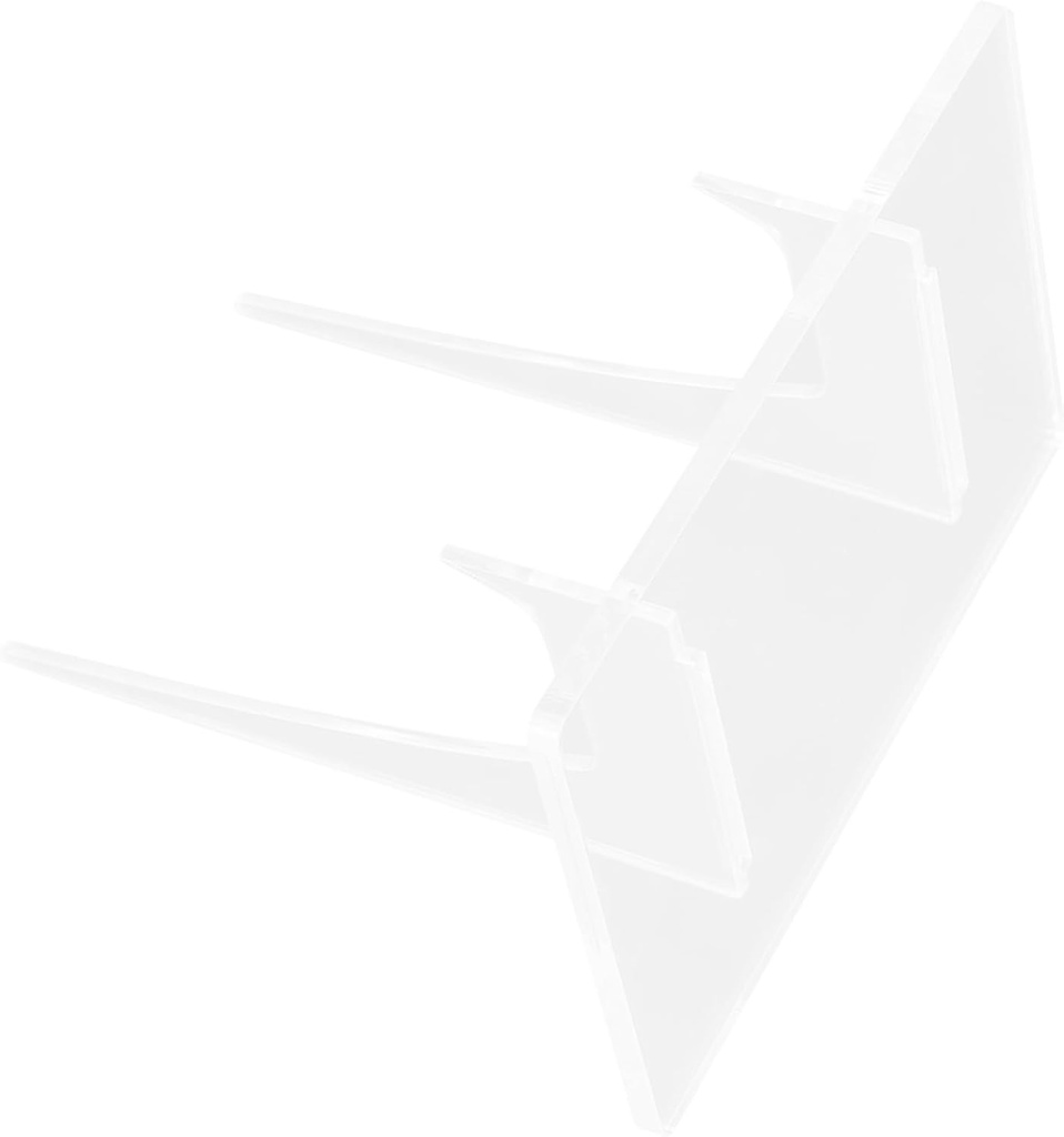 Cabilock Acrylic Picture Frame Stand Display Holder for Art Books Plates Easel for Home Office Library Museum Use Scratch Resistant and Stylish Design