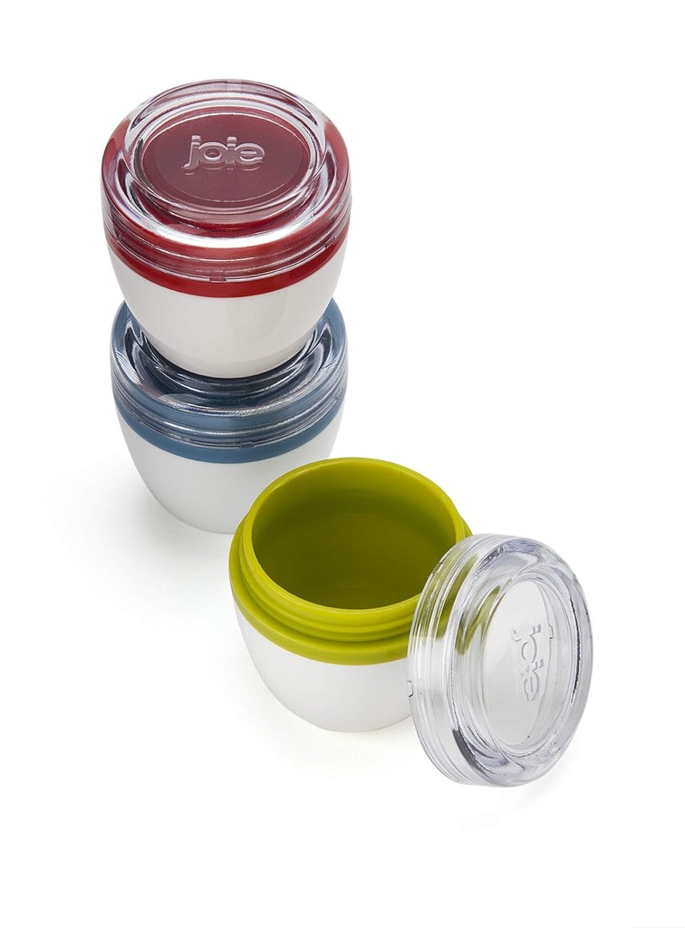 Joie Set 3 Bottles Sauces, Multicolour, 5 X 5 X 5 cm, Multicoloured (60018)