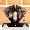Wine Rack, Wine Racks, Wine Glass Holders, Freestanding European Table Top with Storage Drawers Wine Holder for Bar Wine Cellar Basement Cabinet Pantry Kitchen Decoration Beauty Comes