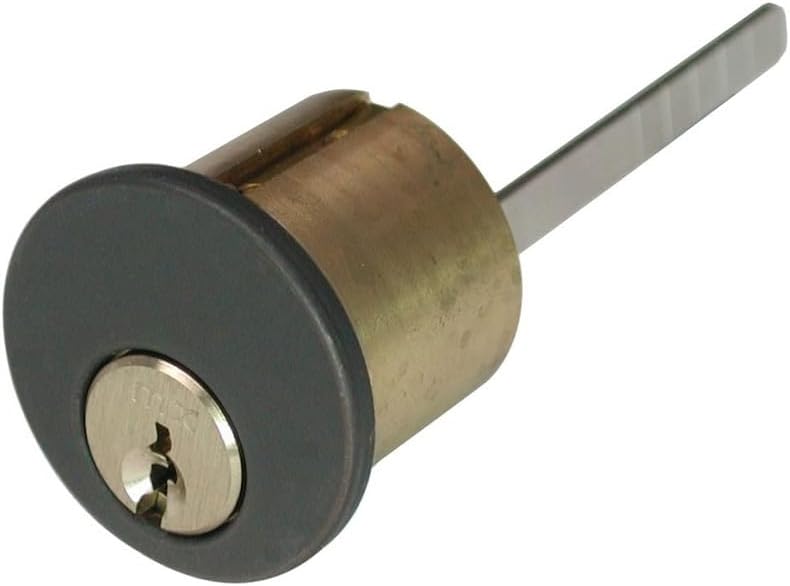 GMS Keyed Alike K2 1-1/8" Rim Cylinder with Schlage C Keyway, Oil Rubbed Bronze