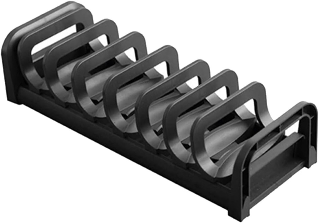GLEAVI Dish Storage Holder Rack for Plates Multi Compartment Organizer for Kitchen Cabinets and Easy to Clean Space Saving for Bowls and Utensils