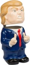 Donald XL Ceramic 3-D Figural 22oz Stein w Pewter Toupee Lid- This Stein TRUMPS all!- Collectible Republican XMAS Stocking Stuffer Gift- Unofficial Parody Presidential Mug White Elephant Gag Gift