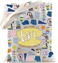 TSOTMO TV Show Merch Stars Hollow Tote Bag for TV Fans Lukes Diner Gift Lorelai and Rory Gift (HOLLOW Tote)