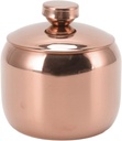 Stainless Steel Seasoning Box, Condiment Canisters Pots, Sugar Storage Bottle with Lid for Salt, Sugar, Sesame Seeds, Home Kitchen Restaurant (Rose Gold)