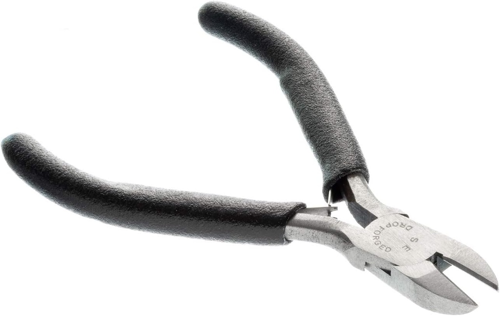 SE Professional Quality 4-1/2" Mini Round Jaw Diagonal Cutter Pliers - LF06R