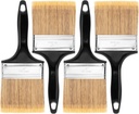 Bates- Paint Brushes, 4-Inch, 4 Pack, Flat Paint Brushes for Walls, Furniture and Wood