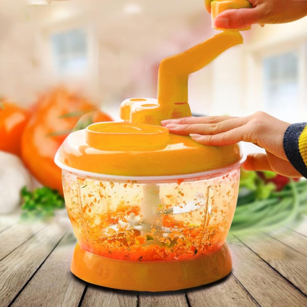 Manual Food Chopper Meat Grinder Vegetable Dicer And Mincer Fruit Blender,PP Stainless Steel Manual Chopper for Veggies Ginger Fruits Nuts Herbs