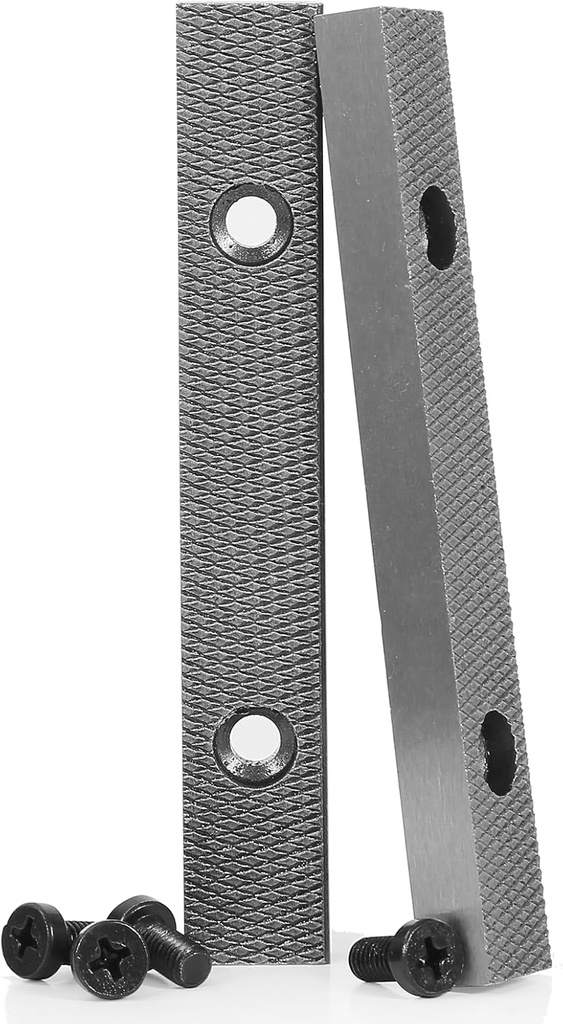 Forward 5 Inch Replacement Steel Jaw Plates (1 Pair) and Screws for DT08125A Multipurpose Vise