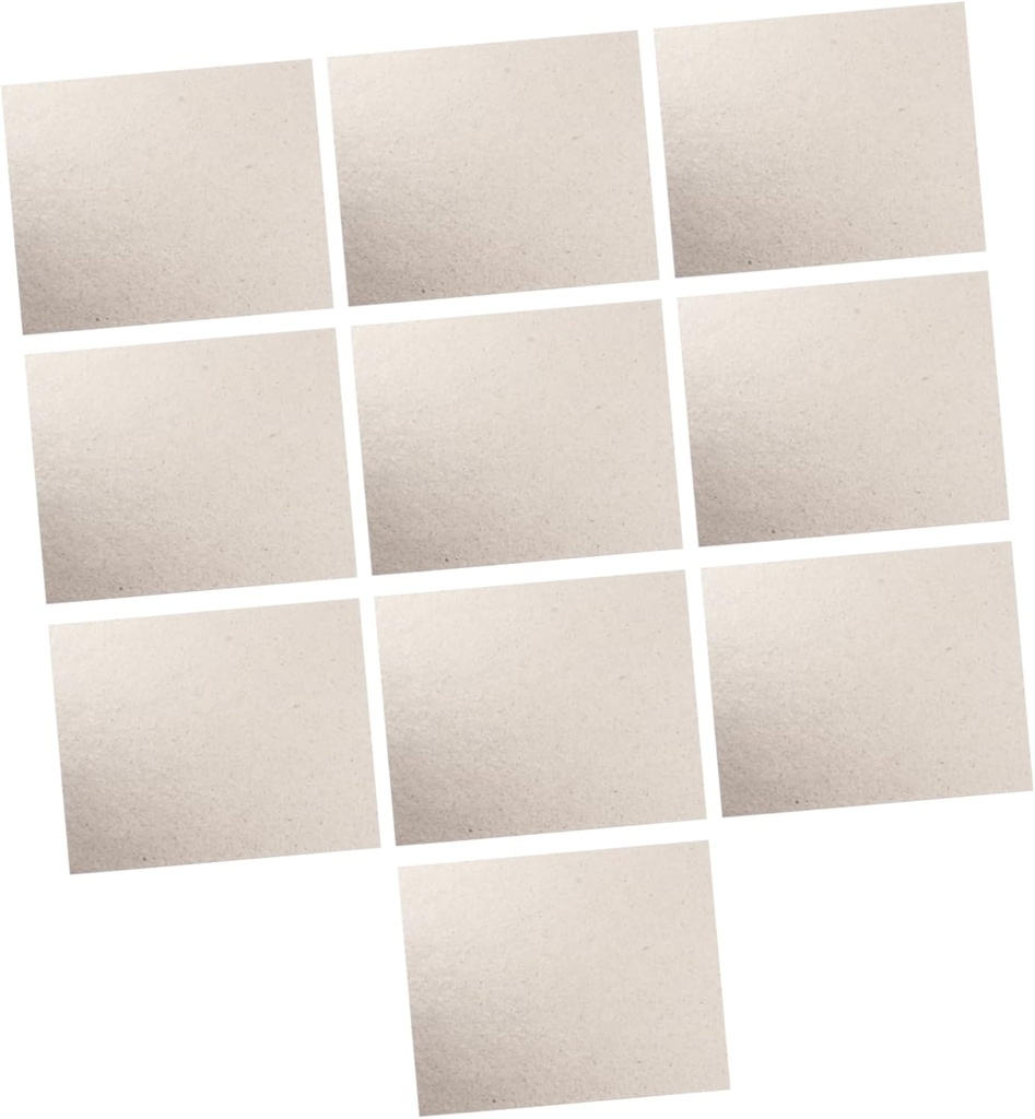 10pcs Mica Plate for Microwave Heat Insulation and Easy to Cut Waveform High-Temperature Resistant Mica for Microwave Oven Use