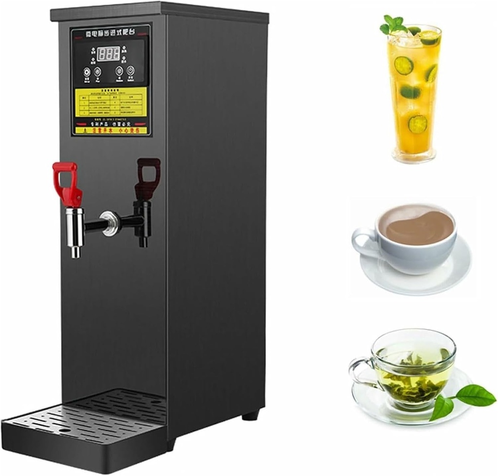 Commercial Electric Water Heater, 13.2 Gal/Hour Tabletop Hot Water Dispenser with Digital Thermostat, Non-Drip Faucet for Restaurants, Coffee Shops, Offices, Bakeries