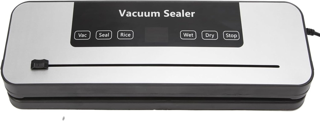 6-in-1 Vacuum Sealer Machine with >65kpa Strong Suction, Automatic Food Sealer for Home Use, Dry/Wet/Moist Modes, Includes 30 Bags (15x10"x12" & 15x11"x16")​