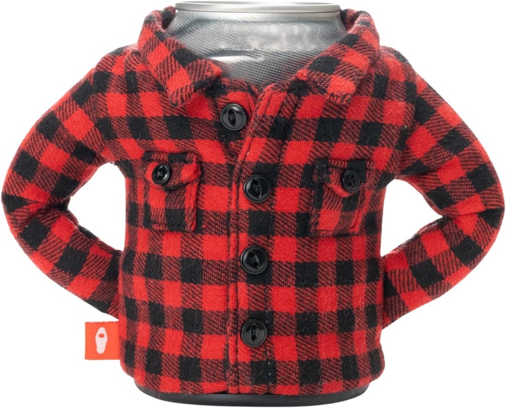 Puffin - The Feller - Insulated 12 oz Can Cooler I Beer Bottle & Soda Can Insulator, Keep Drinks and Beverages Cold (Puffin Red)