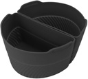 Silicone Slow Cooker Liner, 6 Quart Reusable Slow Cooker Divider Allows Cooking Two Different Meals at Once Time for Kitchen Accessories (Black)