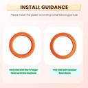 Group-Head Gasket Seal - Conical - Compatible with La Marzocco Espresso Coffee Machines STRADA MP/LINEA PB/ GS3/ FB70/ FB80/GB3/GB5, H.3.001