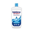 biotène Oral Rinse Mouthwash for Dry Mouth, Breath Freshener and Dry Mouth Treatment, Fresh Mint, 16 fl oz
