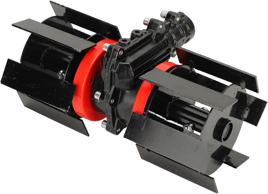 Universal Lawn Mower Weeding Wheel, Loosening Soil Machine Wheel Gardening Accessories Lawn Mower Wheel Replacement Part for Loosening Trenching