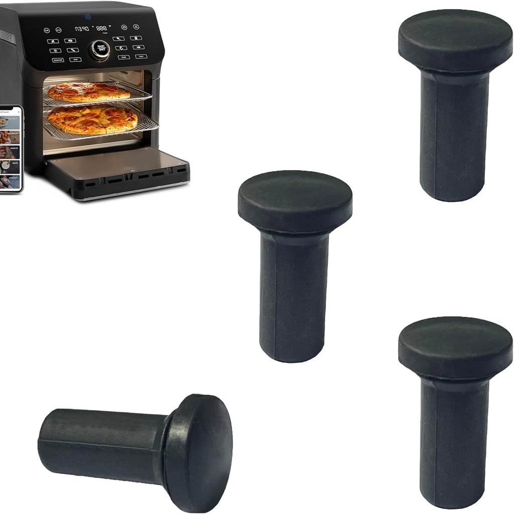 Air Fryer Rubber Legs for COSORI 10QT Air Fryer Toaster Oven Combo, Upgraded Air Fryer Silicone Rubber Bumpers Feet Pads Pieces Tips Stops Stoppers Spacers Attachments for COSORI Air Fryer