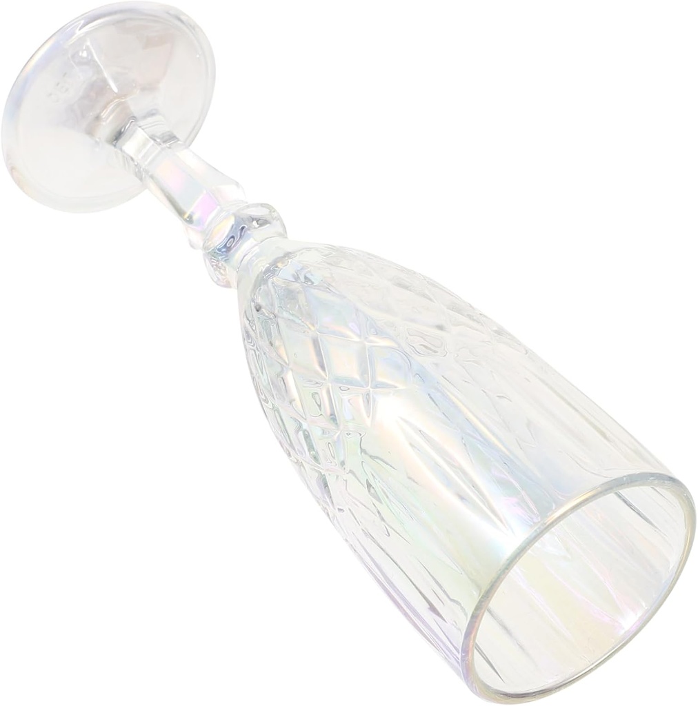 Elegant Rainbow Goblet Delicate Color Prism Wine Glass for Parties Home Bars and Special Occasions Reusable Safe Glass with Smooth Edges and Beautiful Design