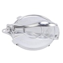 Tortilla Press 8in Cooker Aluminium Alloy Dough Press Tortilla Thinning Multifunctional Kitchen Utensil Tool (Silver)