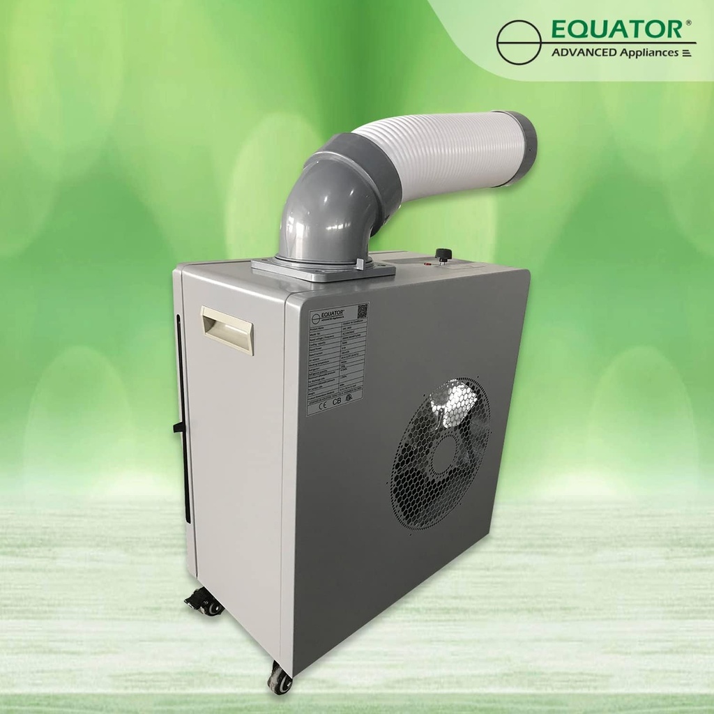 Equator 7000 BTU OUTDOOR AIR-CONDITIONER Portable 110V + Drip Pan Pump Kit