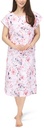 NY Threads Women's Hospital Gown Snap Button Closure Soft Patient Gown