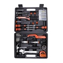 BLACK+DECKER BMT126C Hand Tool Kit for Home & DIY Use (126-Piece) - Includes Screwdriver, Wrench, Ratchet, Saw, Claw Hammer, Measuring Tape and Plier, ORANGE & BLACK