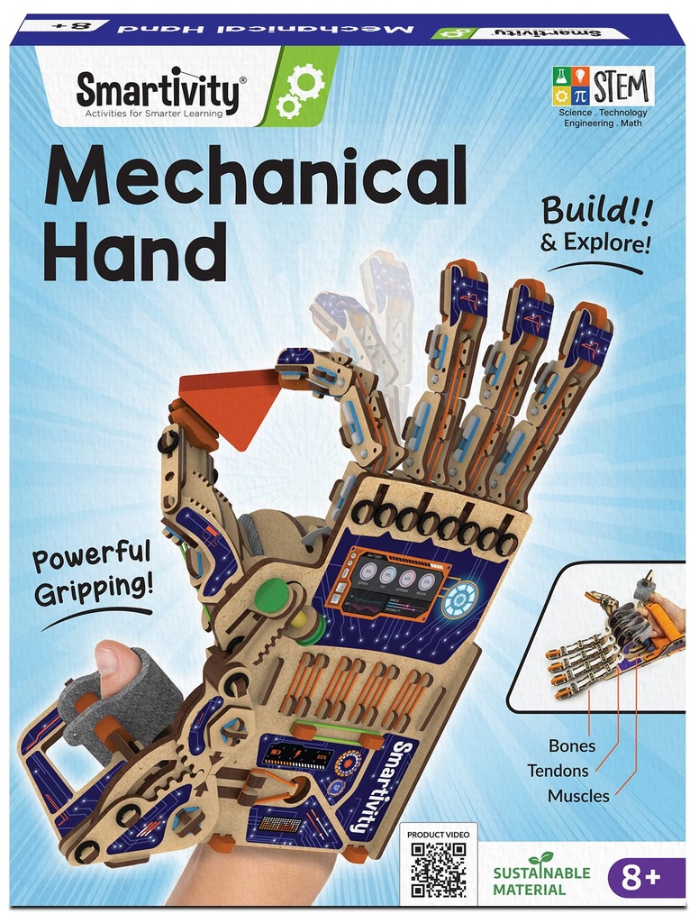 Smartivity Robotic Mechanical Hand STEM Toy for Kids 8-14