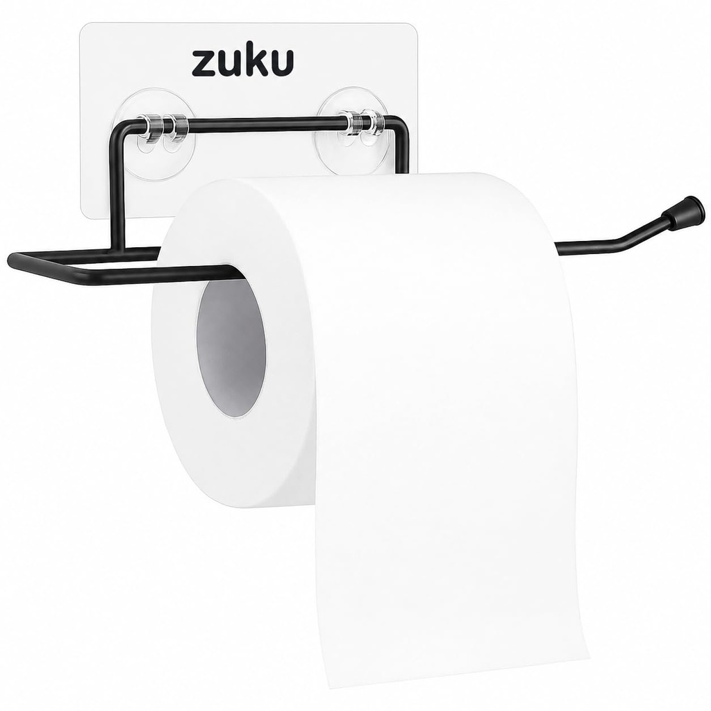 ZUKU (1 PCS) No Drill Toilet Paper Roll Holder Self Adhesive/Toilet Paper Holder Self Adhesive/Hand Towel Holder for Bathroom Accessories