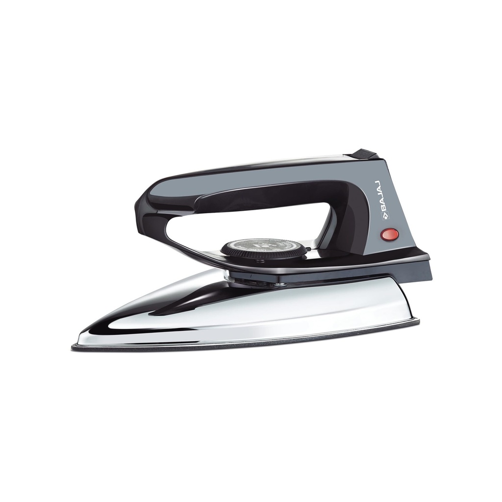 Bajaj DX-2 600W Dry Iron | Advance Soleplate And Anti-Bacterial German Coating Technology | 180 Degree Swivel Cord | Cool Touch Handle | 2-Yrs Warranty 【Black】
