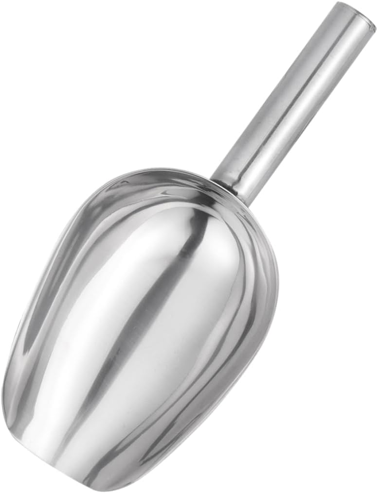 Zerodeko Ice Scoop Stainless Steel Ice Sweets Scoop Shovel for Candy Dessert Food