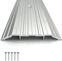 KC Hardware Aluminum Door Threshold- Door Saddle- Metal Transition Strip for Flooring- Door Sill Extension- Door Thresholds for Exterior Doors- 4" Wide 1/2" High- 72" Clear Anodized