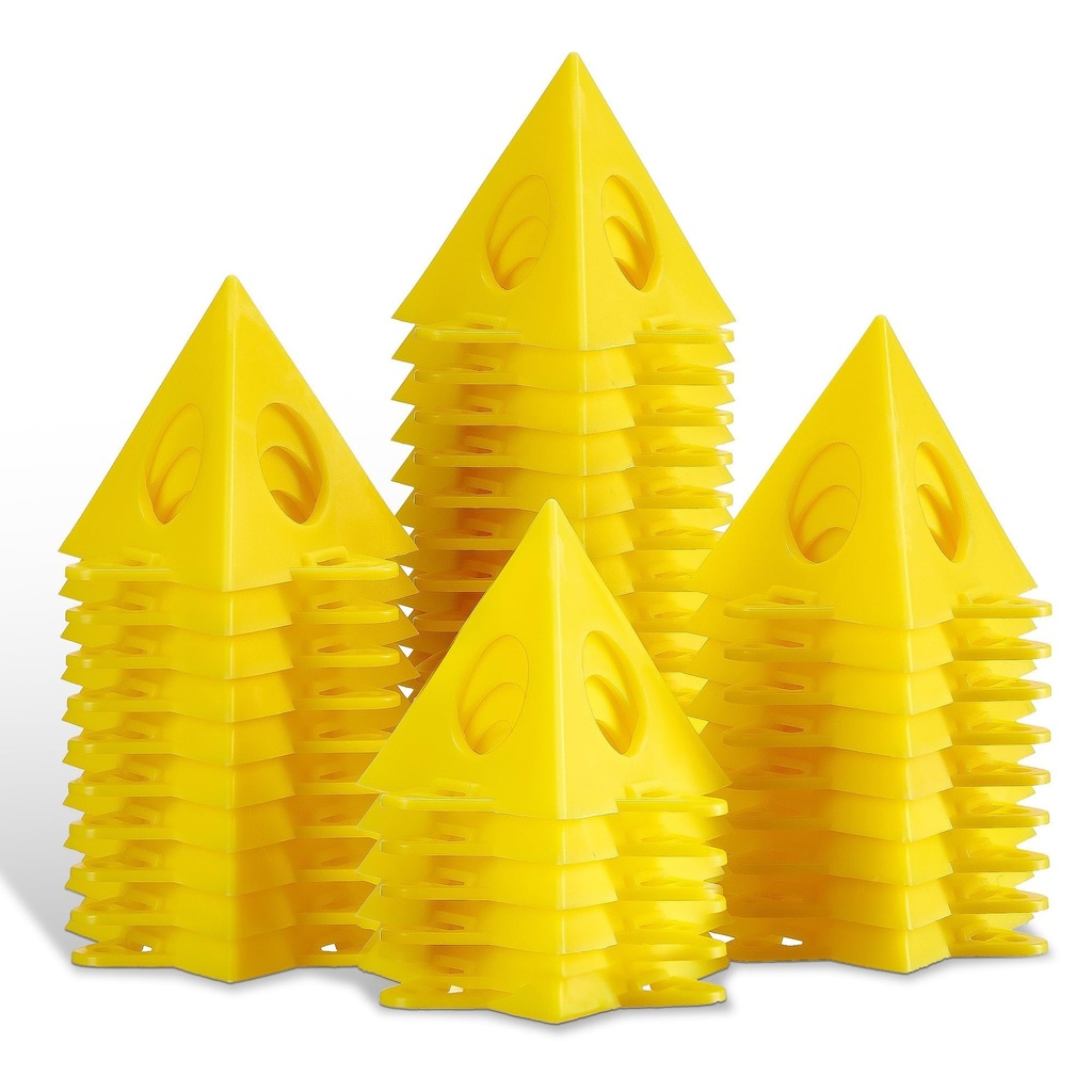 KATA 36PCS Painter's Pyramids, Paint Stands for Cabinet Doors & Woodworking
