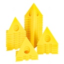 FDKJEJC 36 Painters PyramidStands - Paint Triangle Stands，Paint Stands for Painting，Mini Cone Paint Stands for Cabinet and Door Risers Support (20)