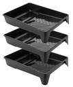 Bates- 9 Inch Paint Tray, 3 Pack,Paint Roller Tray with Deep Capacity